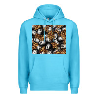 Ocean Blue pool with leopard tumbler tbs Premium Hoodie - TumblerDesignByShophia