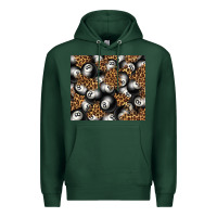 Sports Green pool with leopard tumbler tbs Premium Hoodie - TumblerDesignByShophia