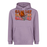 Lavender Game day game day game day Basketball Heavyweight Hoodie - NancyCooperArtShop
