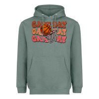 Sage Game day game day game day Basketball Heavyweight Hoodie - NancyCooperArtShop
