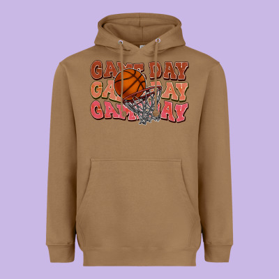 Game Day Game Day Game Day Basketball Heavyweight Hoodie Designed By Nancycooperartshop