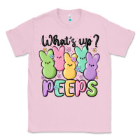 Bubblegum Pink what's up peeps Classic Tee - MaliasSmallBusiness