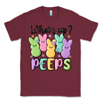 Burgundy what's up peeps Classic Tee - MaliasSmallBusiness