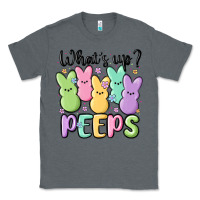 Charcoal Heather what's up peeps Classic Tee - MaliasSmallBusiness