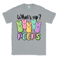 Heather Grey what's up peeps Classic Tee - MaliasSmallBusiness