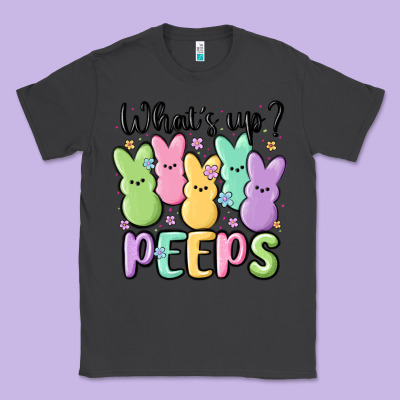 What's Up Peeps Classic Tee Designed By Maliassmallbusiness