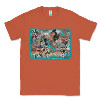 Copper cross western background Classic Tee - AdoDesignShop