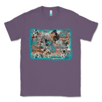 Lavender cross western background Classic Tee - AdoDesignShop