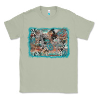 Matcha cross western background Classic Tee - AdoDesignShop