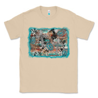 Mushroom cross western background Classic Tee - AdoDesignShop