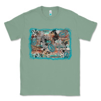 Sage cross western background Classic Tee - AdoDesignShop
