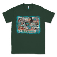 Sports Green cross western background Classic Tee - AdoDesignShop