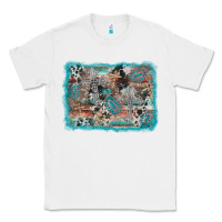 White cross western background Classic Tee - AdoDesignShop