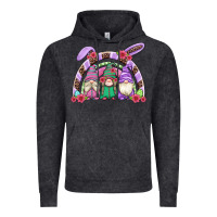 Vintage Black easter gnomes rainbow Vintage Hoodie - Artiststas