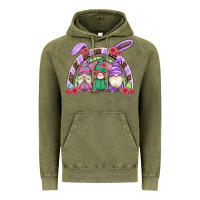 Vintage Olive easter gnomes rainbow Vintage Hoodie - Artiststas