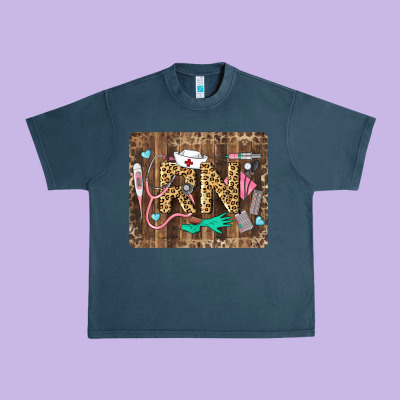 Western Registered Nurse Urban Heavy Tee Designed By Lillyallendesigns