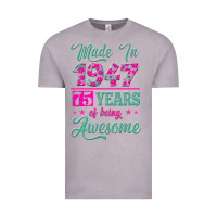 Vintage Zinc made in 1947, 75 years of being awesome kopya Vintage Tee - Jasminsmagicworld