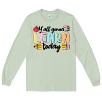 Matcha y'all gonna learn today Long Sleeve Tee - MaliasSmallBusiness