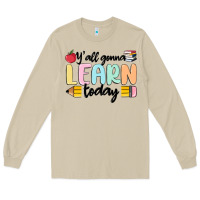 Mushroom y'all gonna learn today Long Sleeve Tee - MaliasSmallBusiness