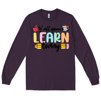 Plum y'all gonna learn today Long Sleeve Tee - MaliasSmallBusiness