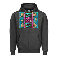 Charcoal Heather cheer mom Zipper Hoodie - LillyAllenDesigns