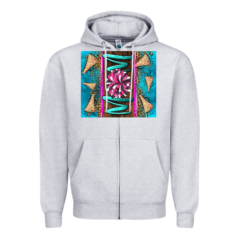 Cheer Mom Zipper Hoodie by LillyAllenDesigns | Teevron