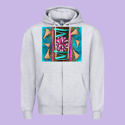 Cheer Mom Zipper Hoodie Designed By Lillyallendesigns
