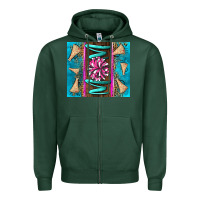 Sports Green cheer mom Zipper Hoodie - LillyAllenDesigns