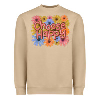 Mushroom choose happy Heavyweight Sweatshirt - MaliasSmallBusiness