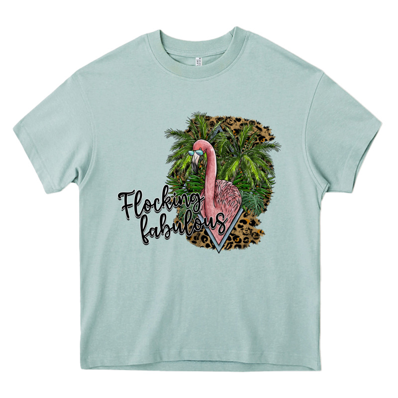 Flocking Fabulous Heavy Core Tee by SublimationCraftShop | Teevron