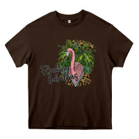 Chocolate Brown flocking fabulous Heavy Core Tee - SublimationCraftShop