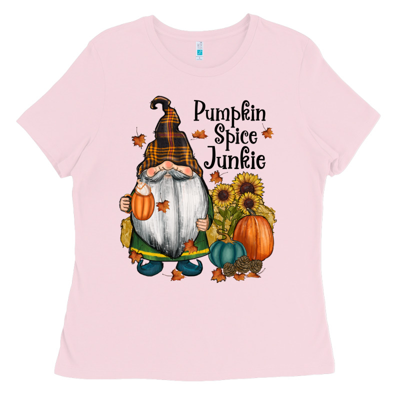 Pumpkin Spice Junkie Ladies Tee by RanaPortraitStore | Teevron