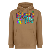 Toasted Coconut Proud ally Heavyweight Hoodie - NancyCooperArtShop