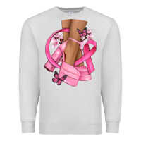 Dove Grey breast cancer diva Premium Sweatshirt - NancyCooperArtShop