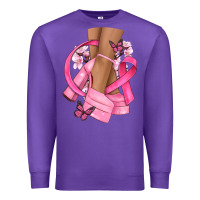 Purple breast cancer diva Premium Sweatshirt - NancyCooperArtShop