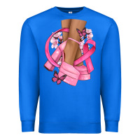 True Royal breast cancer diva Premium Sweatshirt - NancyCooperArtShop