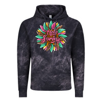 Cloud Black hello spring sunflower Vintage Hoodie - Artiststas