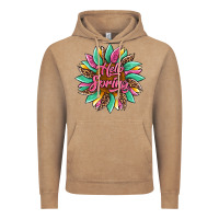 Vintage Coffee hello spring sunflower Vintage Hoodie - Artiststas