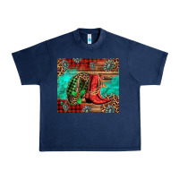 Navy country boots and cowboy hat christmas Urban Heavy Tee - Jasminsmagicworld