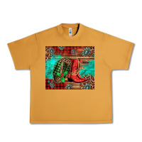 Peanut Butter country boots and cowboy hat christmas Urban Heavy Tee - Jasminsmagicworld
