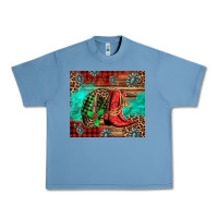 Pebble Blue country boots and cowboy hat christmas Urban Heavy Tee - Jasminsmagicworld