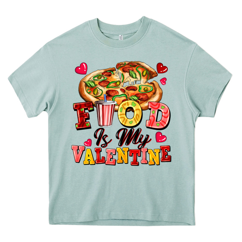 Food Is My Valentine Heavy Core Tee by FaDigitalArtStudio | Teevron