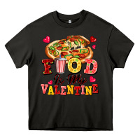 Asphalt food is my valentine Heavy Core Tee - FaDigitalArtStudio