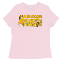 Bubblegum Pink Sarcoma Cancer Warrior Ladies Tee - texasbilliewilder