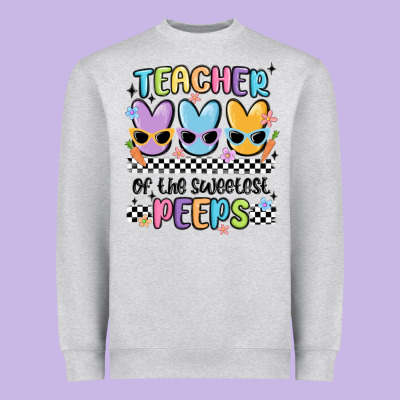 Teacher Of The Sweetest Heavyweight Sweatshirt Designed By Maliassmallbusiness