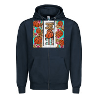 Navy basketball mom Zipper Hoodie - LillyAllenDesigns
