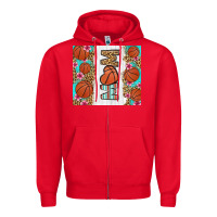 Red basketball mom Zipper Hoodie - LillyAllenDesigns