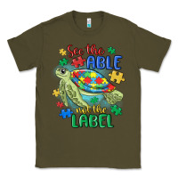 Army Green see the able not the label Classic Tee - MaliasSmallBusiness