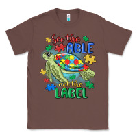 Chestnut see the able not the label Classic Tee - MaliasSmallBusiness
