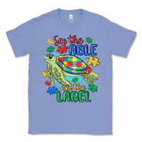 Colony Blue see the able not the label Classic Tee - MaliasSmallBusiness